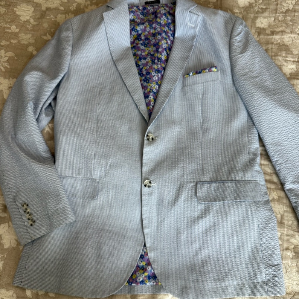 Alan Flusser Light Blue Sport Coat